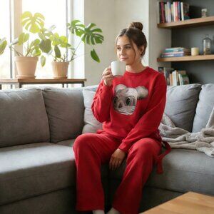 Juun.J Adeel Uz Zafar Mummy Bear Sweatshirt, Size 38 .(M)